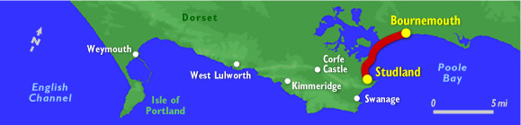 MAP Bournemouth to Studland