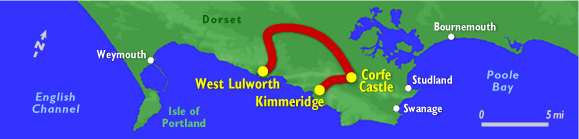 MAP Kimmeridge to West Lulworth